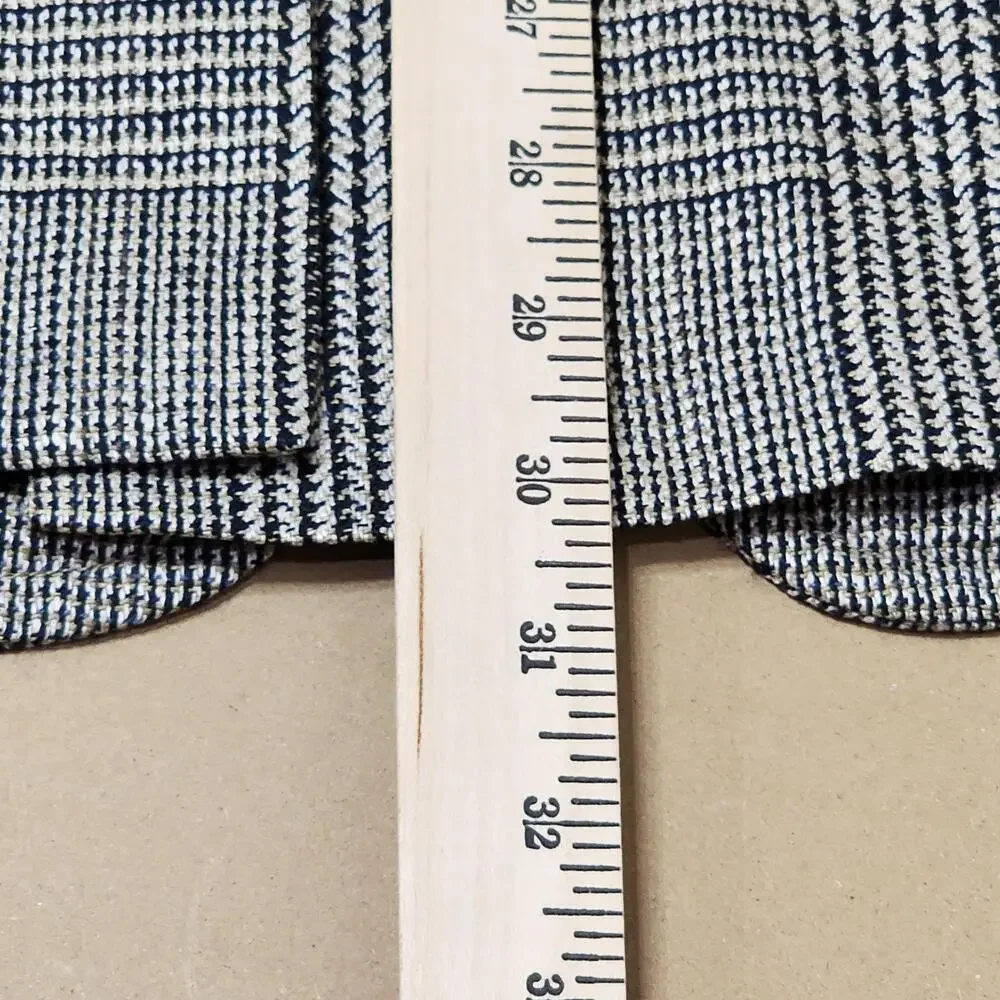 Vintage Alexander Julian Sport Coat Mens 40 Brown Plaid Tweed Hand Tailored USA